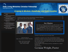 Tablet Screenshot of dailylivingministries.com